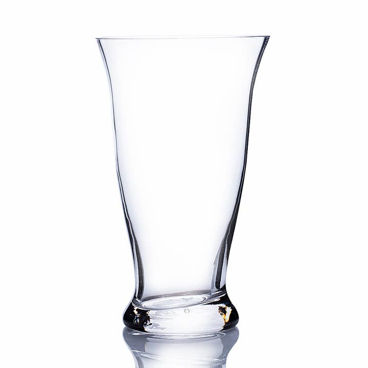 WGV International - Wholesale Vase - WGV Clear Tapered Floral Bouquet Vase - 8"H0