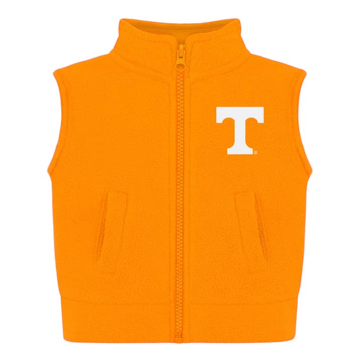 Tennessee Volunteers Kids Polar Fleece Vest for wholesale by Creative Knitwear