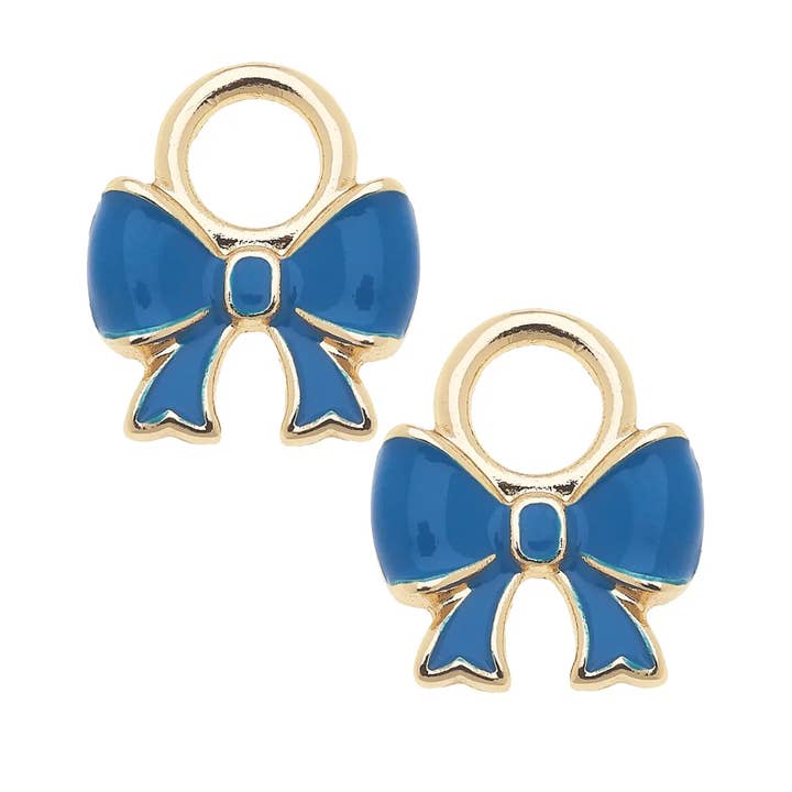 Emaljrosett Huggie Charm (Set om 2) för wholesale av Canvas Style