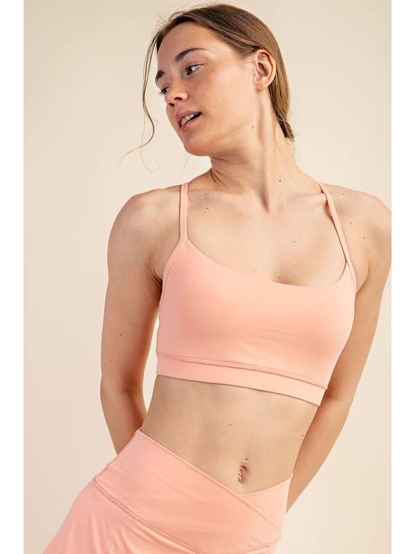 Sunday Morning - Wholesale Sports Bra - Women's - T479937 RACER BACK RECYCLED BUTTER SOFT BRA TOP5