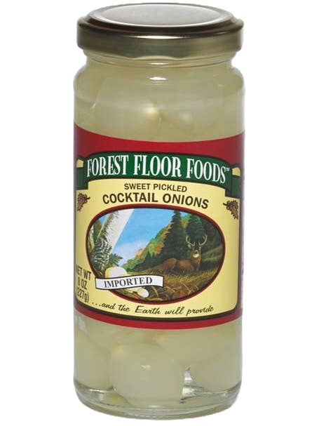 Sweet Cocktail Onions- 8oz for wholesale by Forest Floor Foods
