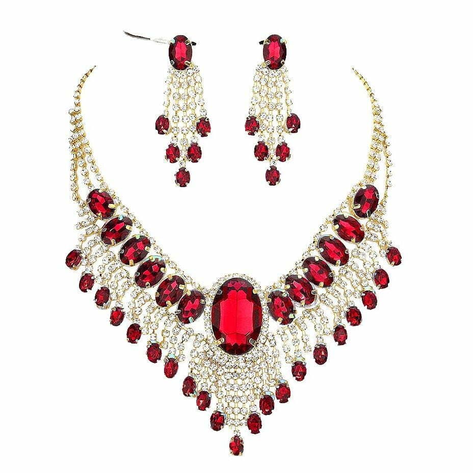 Diacly - Wholesale Jewelry Set - Bohemian Gatsby Theme Statement Necklace Set3