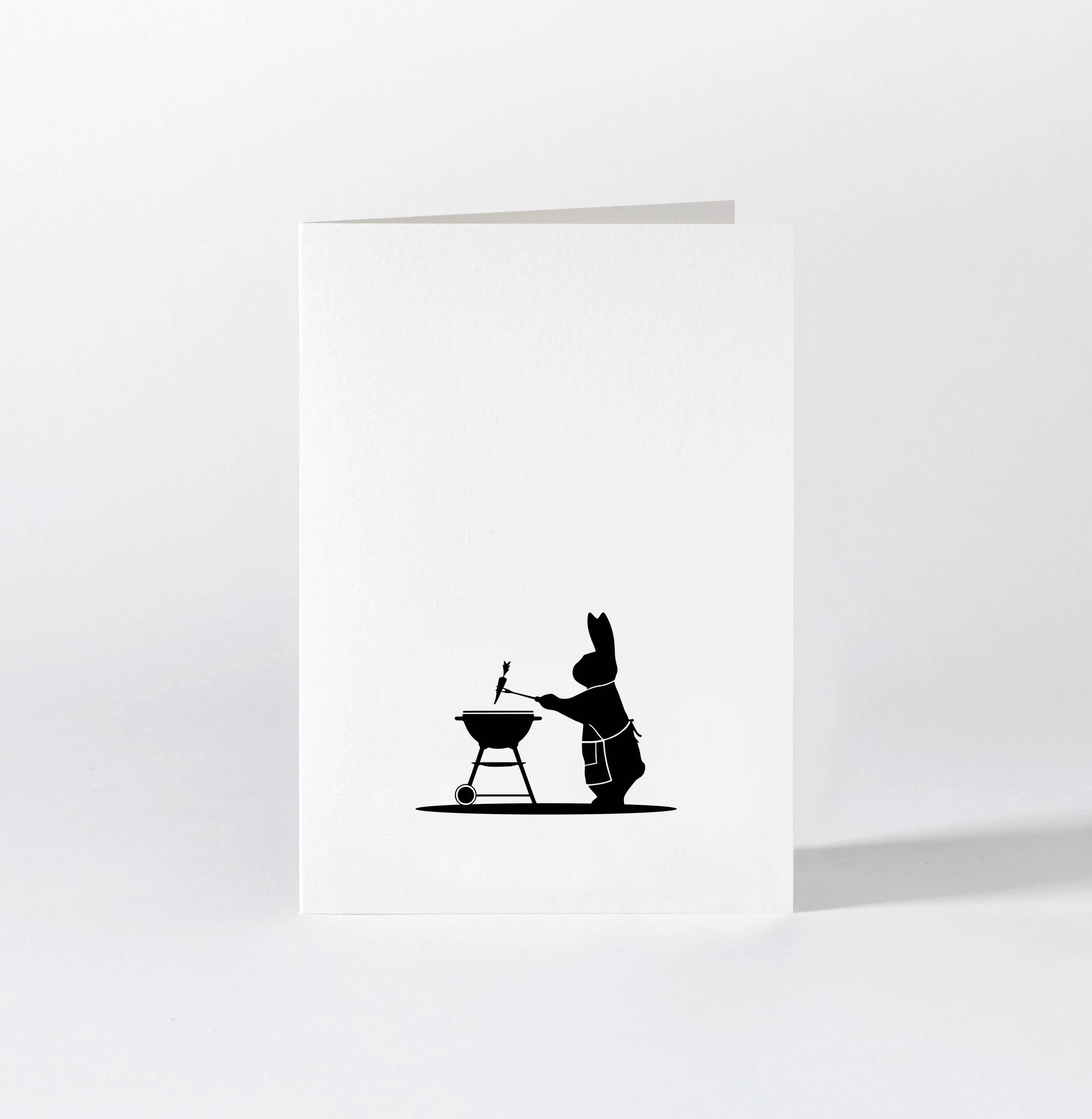 HAM – wholesale Everyday greeting card – Barbecuing Rabbit Card0