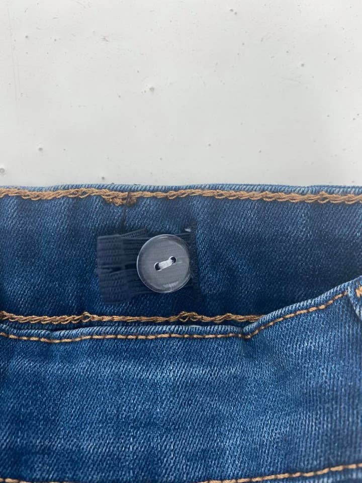 The Main Street Exchange - Wholesale Skirt - Kids - 'Nala' Girl Distressed Denim Skirt6