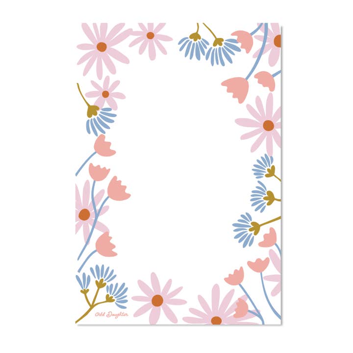 Bloem - Notitieblok van 4" x 6" voor wholesale door Odd Daughter Paper Co.