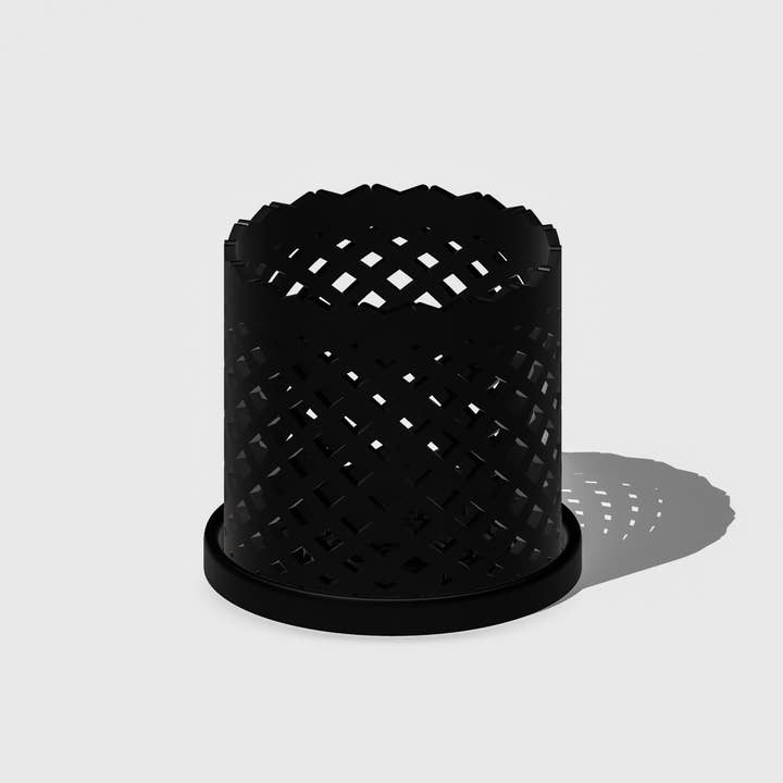 Rosebud Homegoods - Wholesale Plant Pot - Unique Orchid Pot, Plant Pot with Drainage, 3D Print, "ROMA"