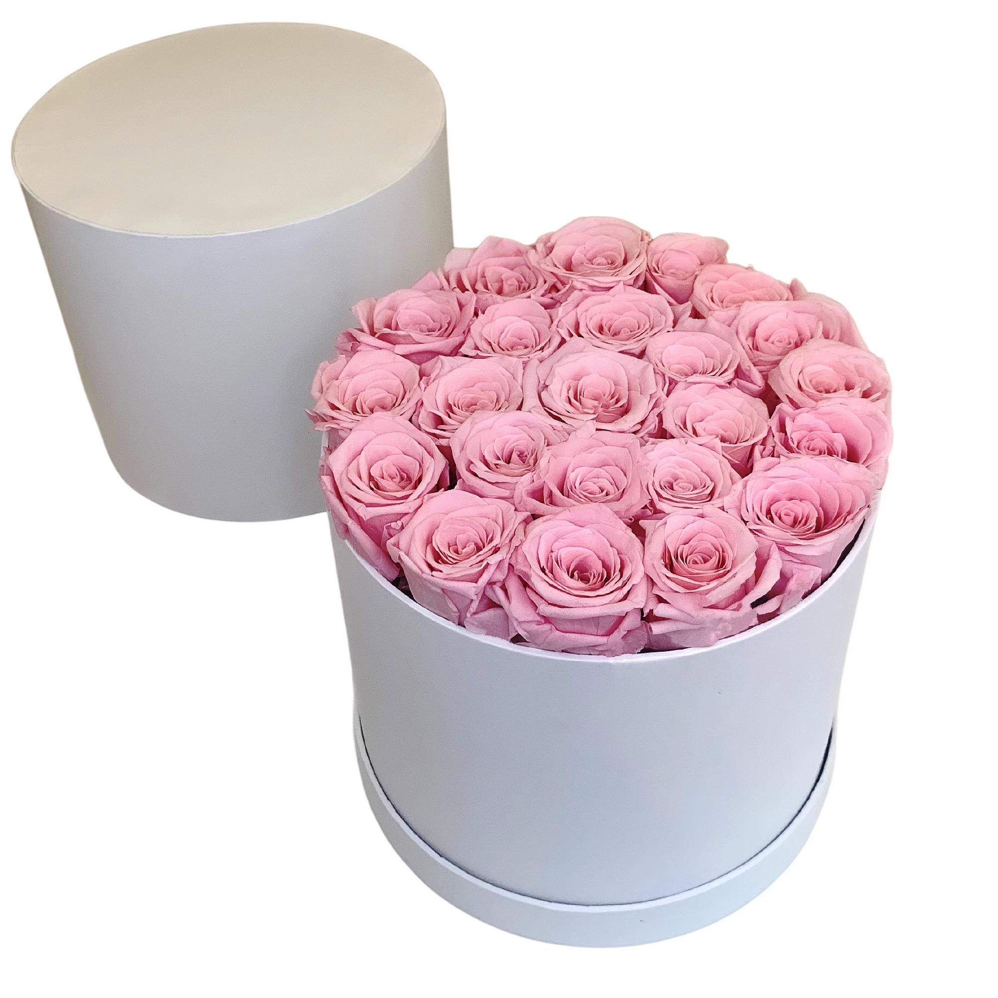 verona home and gift - Wholesale Dried/Pressed Flowers - 24 Real Preserved Roses that Last Forever In Round Box 0