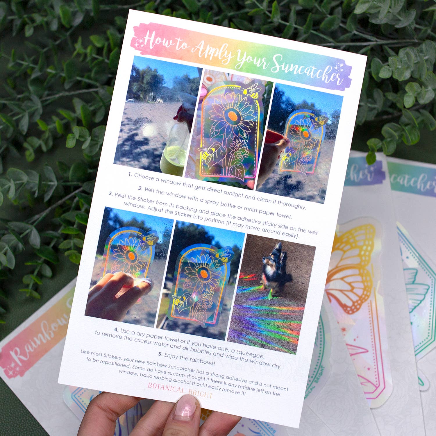 Botanical Bright - Wholesale Suncatcher - Monarch Butterfly Sun Catcher Rainbow Maker Window Sticker2