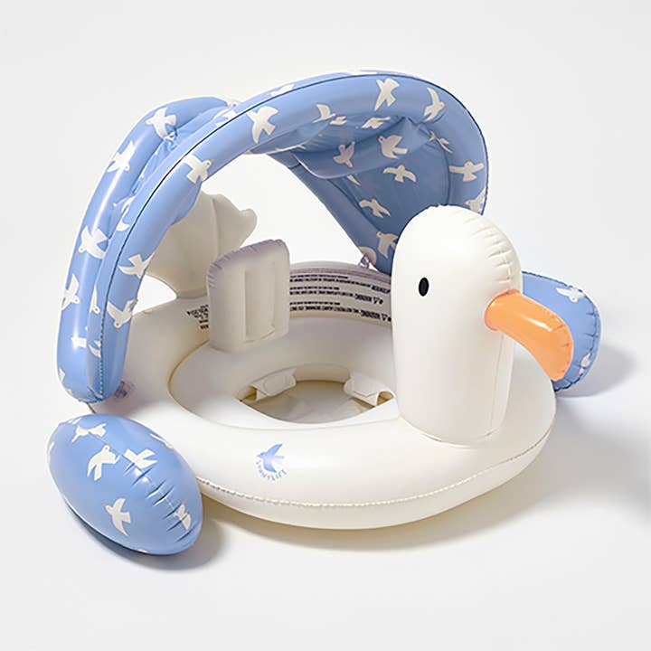 Sunnylife - Wholesale Inflatables - Baby Float Sid the Seagull Blue1