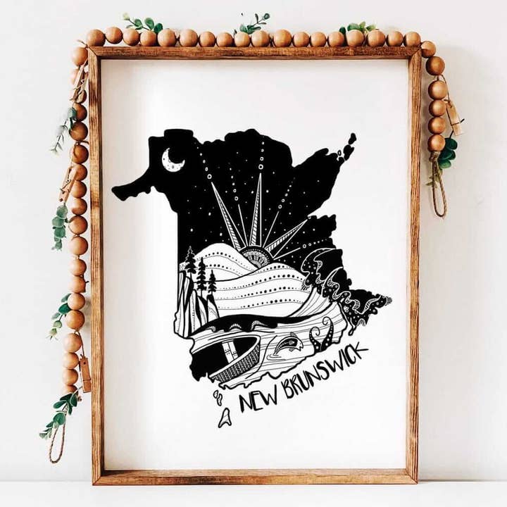 New Brunswick Print for wholesale by Mountain Mornings