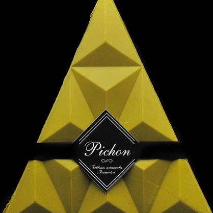 Chocolats PICHON - Wholesale Chocolate Bar - Triangle Chocolate Matcha Tea (black packaging)