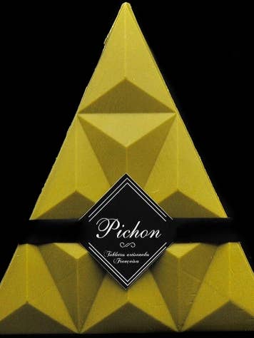 Tè Matcha Triangle Chocolate (confezione nera) per la vendita all'ingrosso da parte di Chocolats PICHON