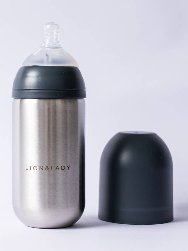 18/8 Stainless Steel Baby bottle - 350ml for wholesale by Lion & Lady