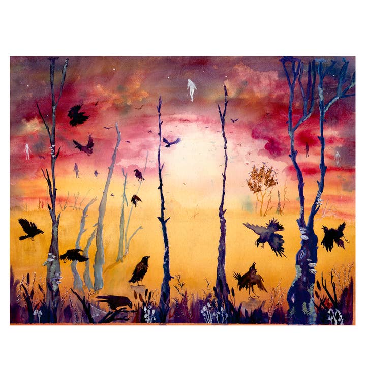 Messengers Art Print for wholesale by Erin LaCerra Art