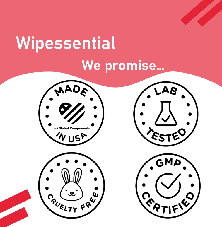 LA Fresh - Wholesale Face & Body Wipes - Wipeessentials Anti-bacterial Wipes- 30 ct Soft pack5