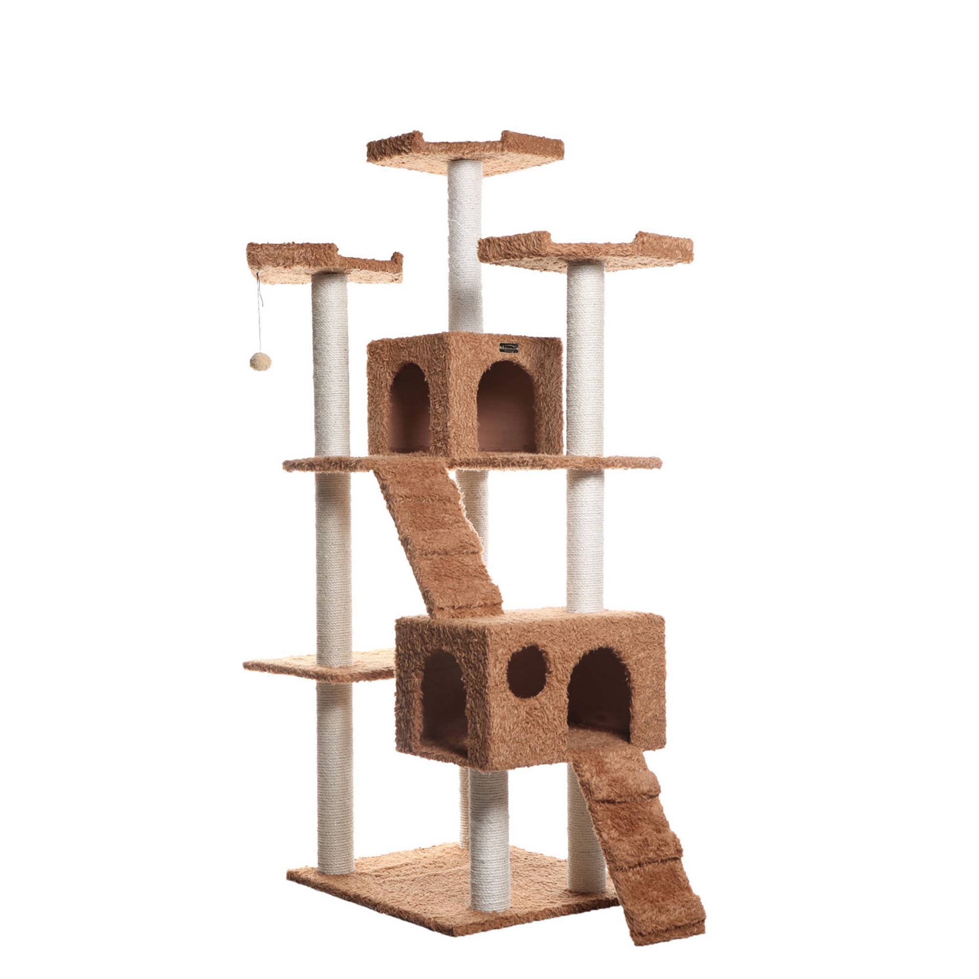 Armarkat - Wholesale Pet Scratcher - Cat - Real Wood 74" Multi-Level Cat Tree Large Cat Play Furniture7