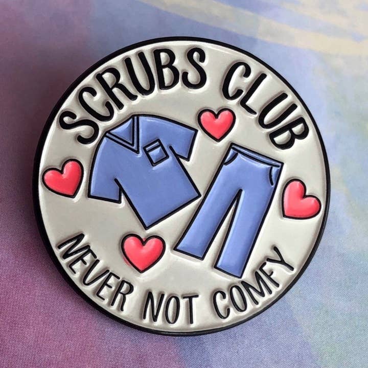 Alfinete Scrubs Club por atacado de Rad Girl Creations