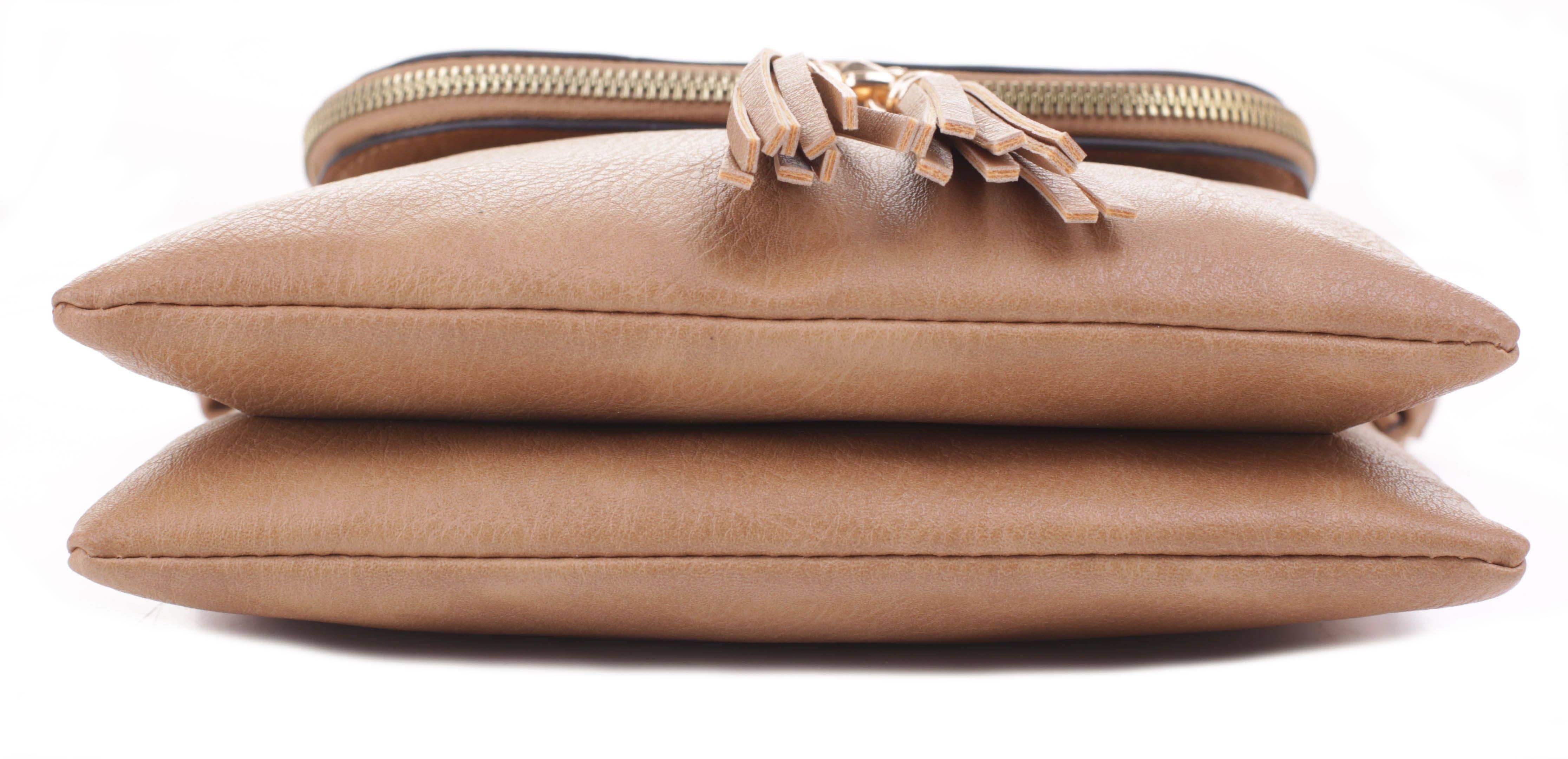 MiMi Wholesale - Wholesale Crossbody Bag - Women's - DJ96152 BJ6152 Monogrammable Flap-over Two Compartment Cross13