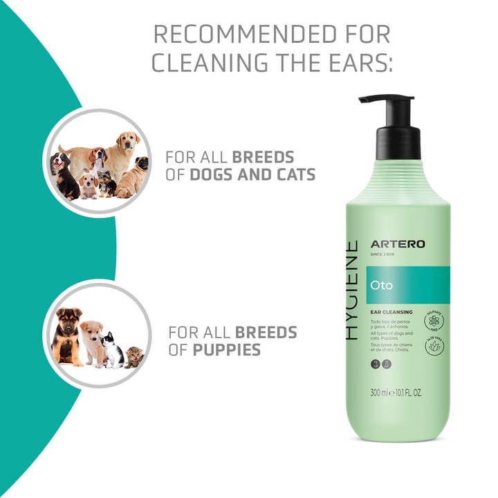 ARTERO Inspiring Style – Großhandel Haustierreinigung – Artero Oto Ohrreiniger für Hunde, 300 ml2