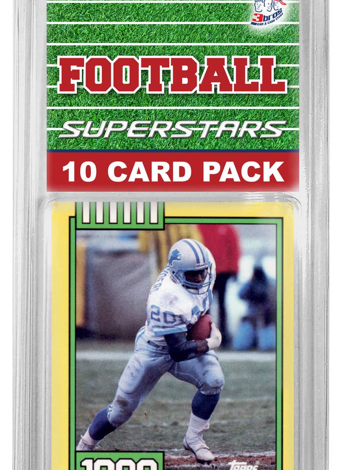 Detroit Lions Superstars-kit med 10 kort för wholesale av 3bros And A Card Store