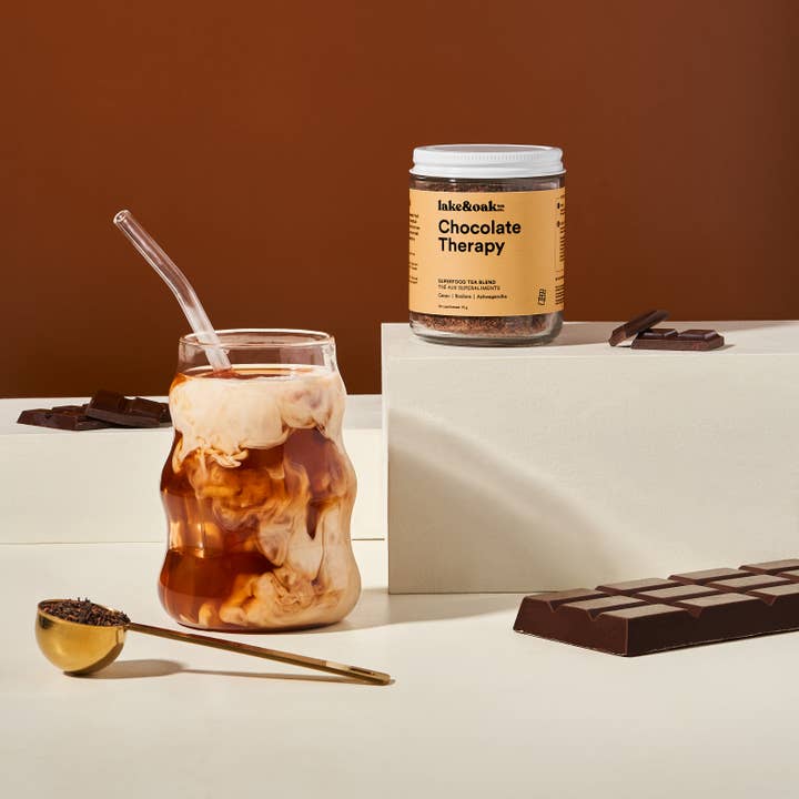 Thérapie au chocolat - Mélange de thés aux superaliments pour la vente par Lake & Oak Tea Co.