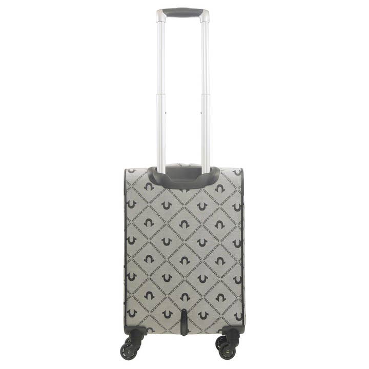 FUL Luggage (Concept One) - Wholesale Luggage - True Religion Grey 23" Soft Sided Logo Monogram Spinner Luggage
