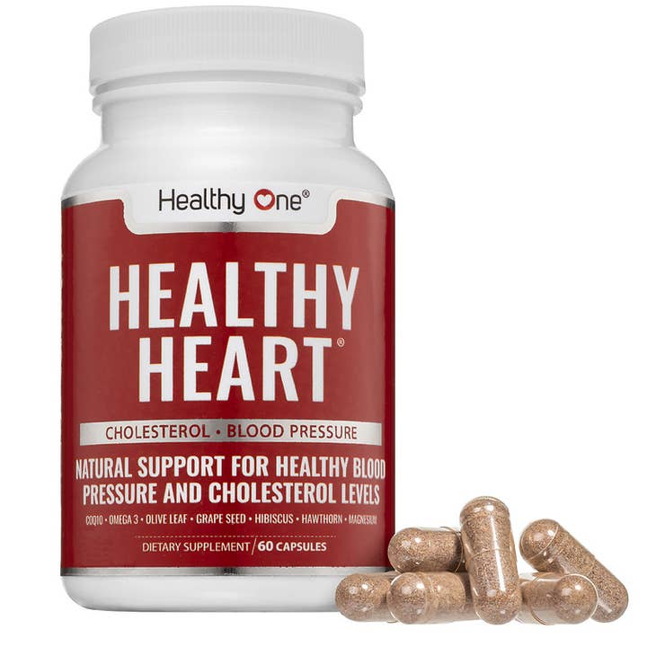 HEALTHY HEART - BLOOD PRESSURE, CHOLESTEROL SUPPLEMENT for wholesale by Healthyone