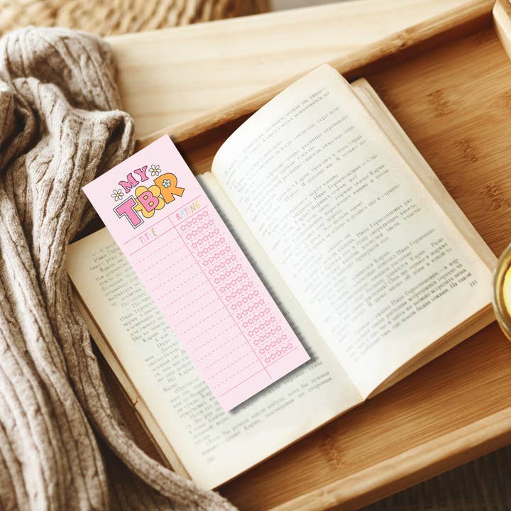 Desi design and chai - Wholesale Bookmark - TBR List bookmark for books2