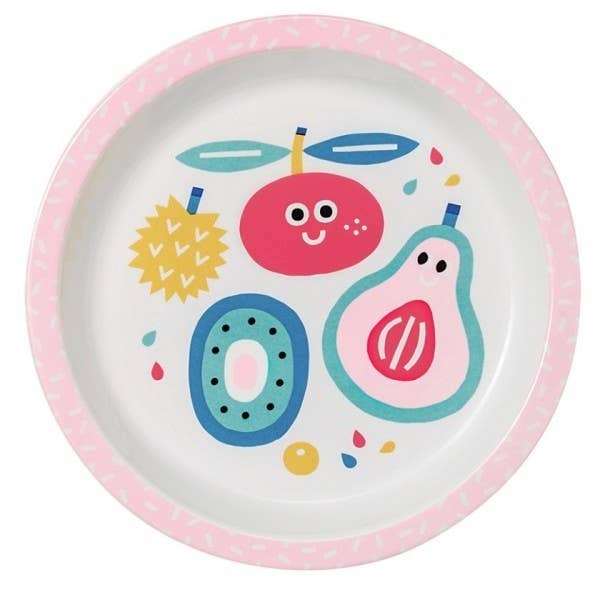TF705M TUTTI FRUTTI BABY PLATE Ø 18cm for wholesale by Petit Jour Paris