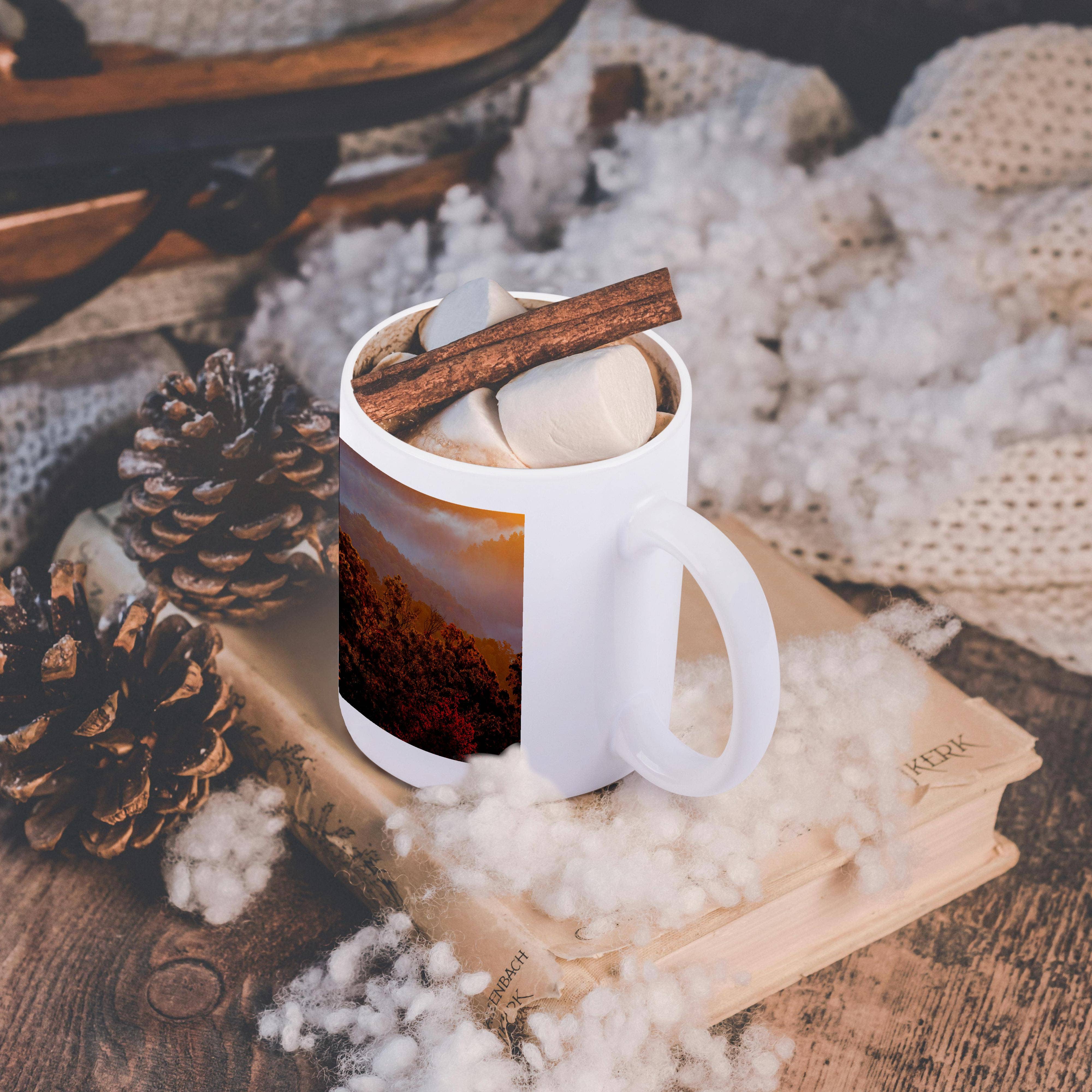 3dRose - Wholesale Coffee Mug - 3dRose, USA, Tennessee. Great Smoky Mountain NP, trees and fog at sunrise., Mug11