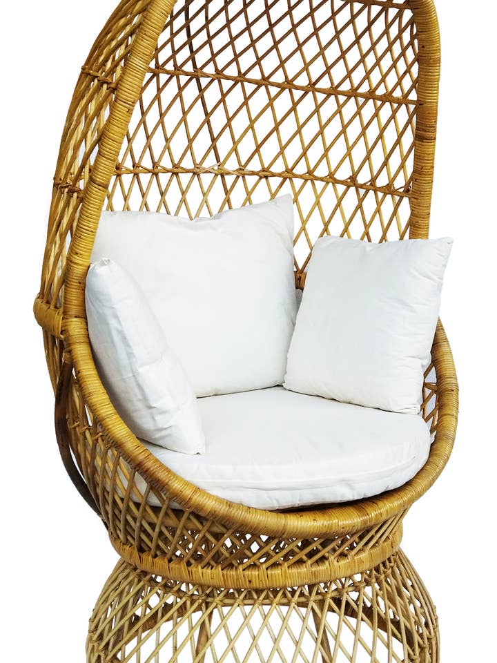 D-Art Collection Rattan Capsule Chair for wholesale by D-Art Collection