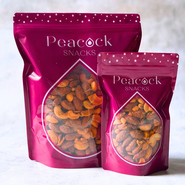 Mandel- och cashew-BBQ-mix för wholesale av Peacock Supplies