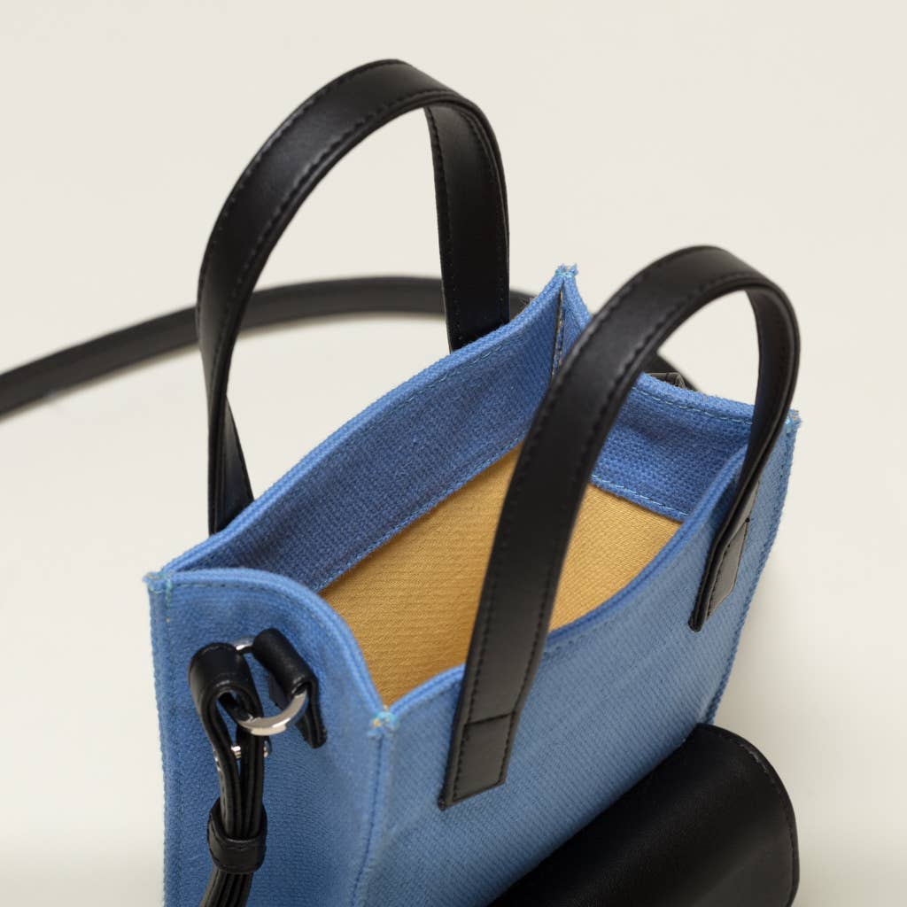 SARELLY SARELLY – Engroshandel Tote bag - Dame – Mini Cargo Tote - Kaktuslæder & lærred13