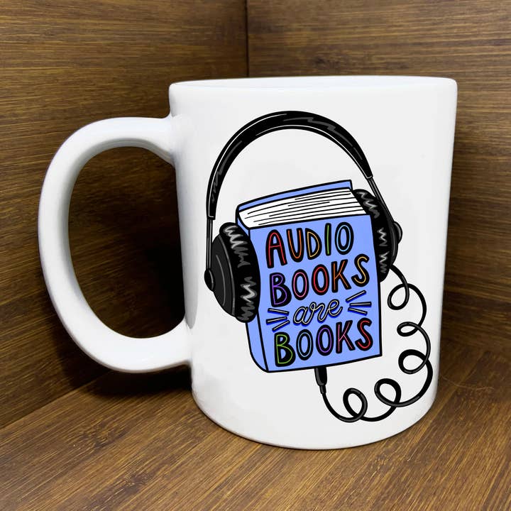 Audiobooks are Books Mug for wholesale by Citizen Ruth