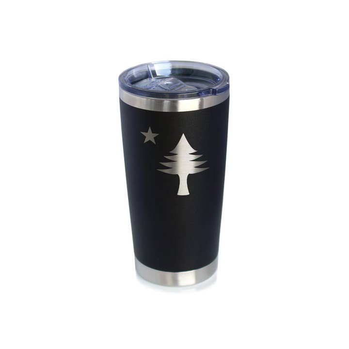 Flag of Maine Insulated Travel Tumbler - Mainers Gifts for wholesale by bevvee