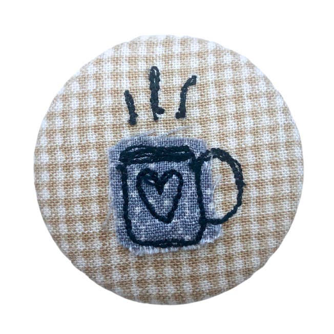 Interchangeable hat button for wholesale by Switch Stitch