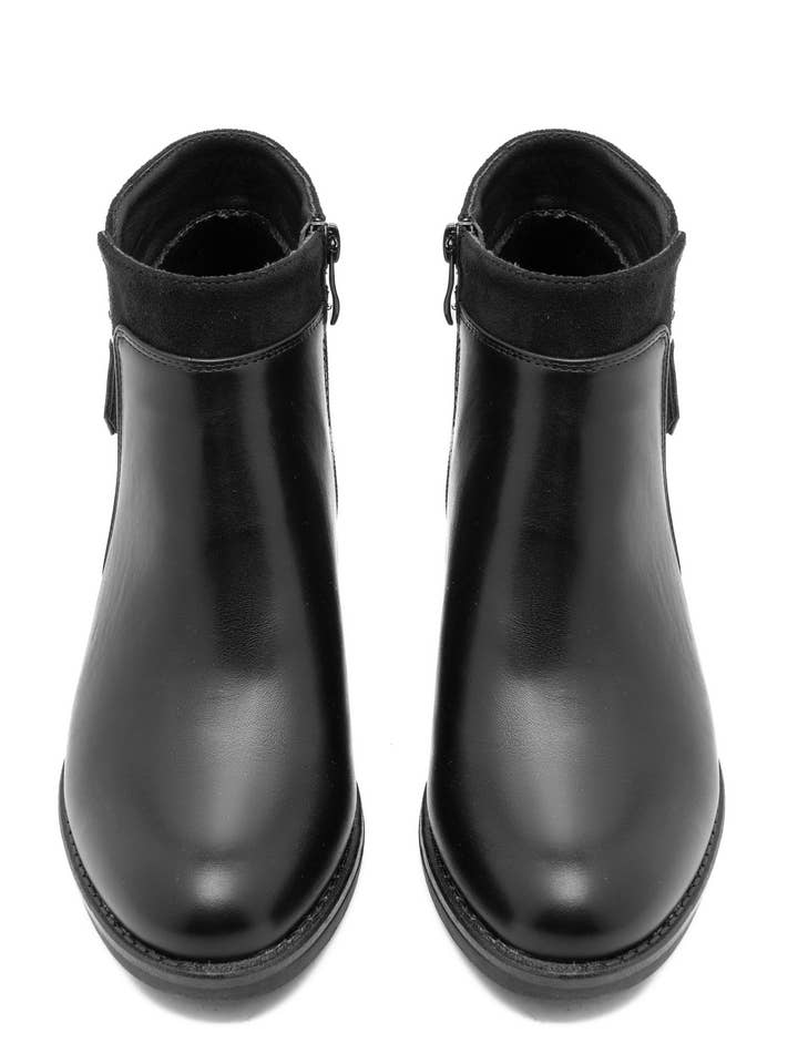 C'M PARIS – wholesale Chelseaboots – Dam – Chica stövletter med gyllene sidodragkedja 683273