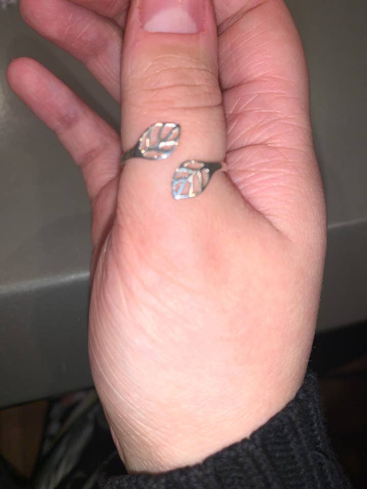 Bague Nature en argent sterling pour la vente par Meliora Meraki Jewellery