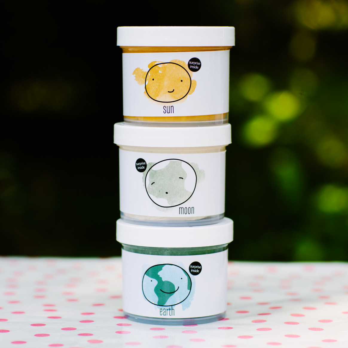 HAPPY DOUGH LUCKY - Vente Pâte ingénieuse/slime – enfant - Pâte de Soleil, Pâte de Lune, Pâte de Terre, Pâte de Fleur4