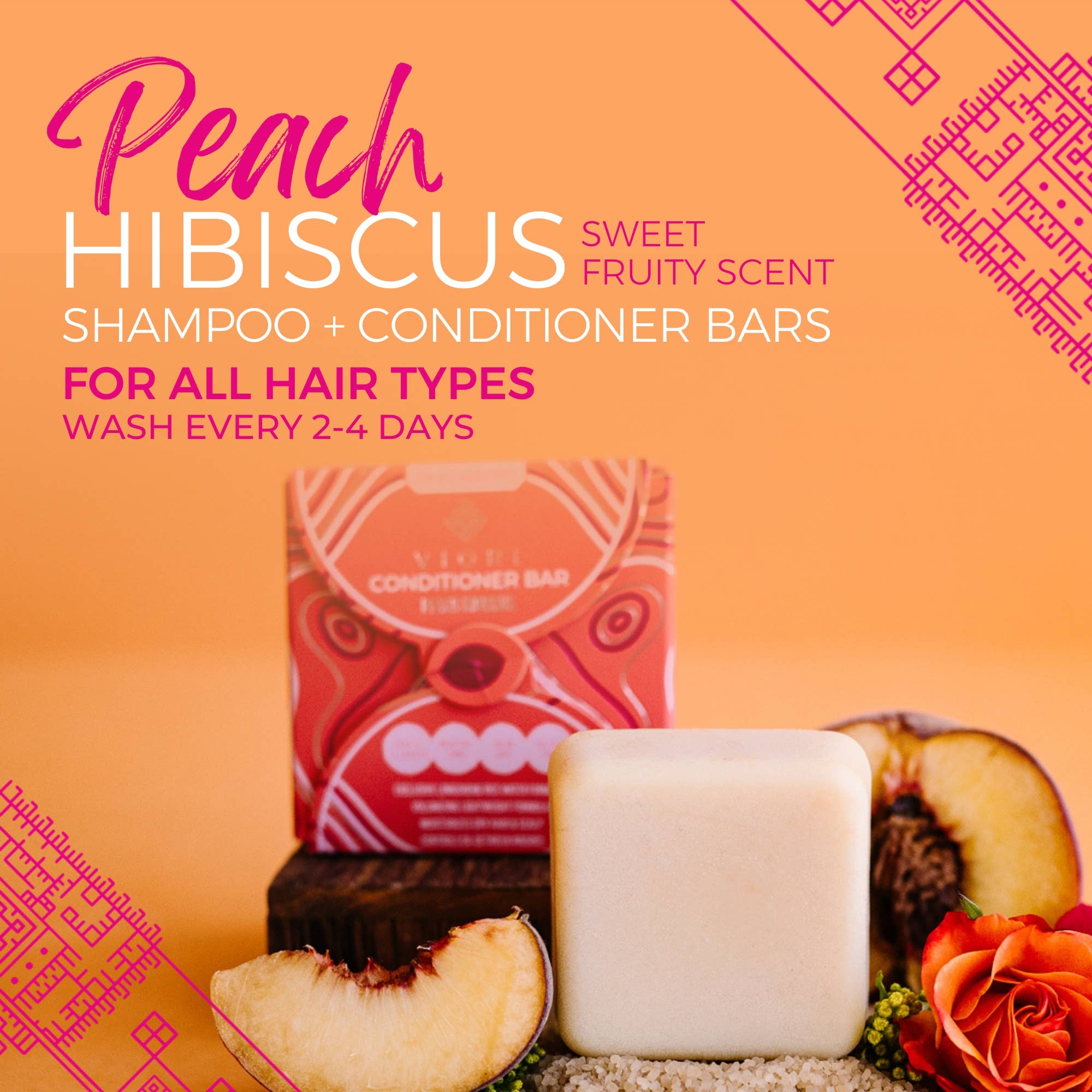 Viori Beauty - Wholesale Hair Conditioner - Limited Edition | Conditioner Bar | Peach Hibiscus 6