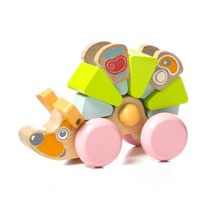 Push & Pull Spielzeug Igel Pull Along Spielzeug Kleinkind für den Großhandel von Wooden Toys