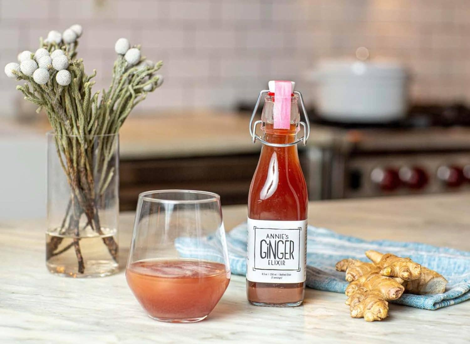 Annie's Ginger Elixir - Wholesale Elixir - Annie's Ginger Elixir 34oz/4pk - Health & Immunity Boost3