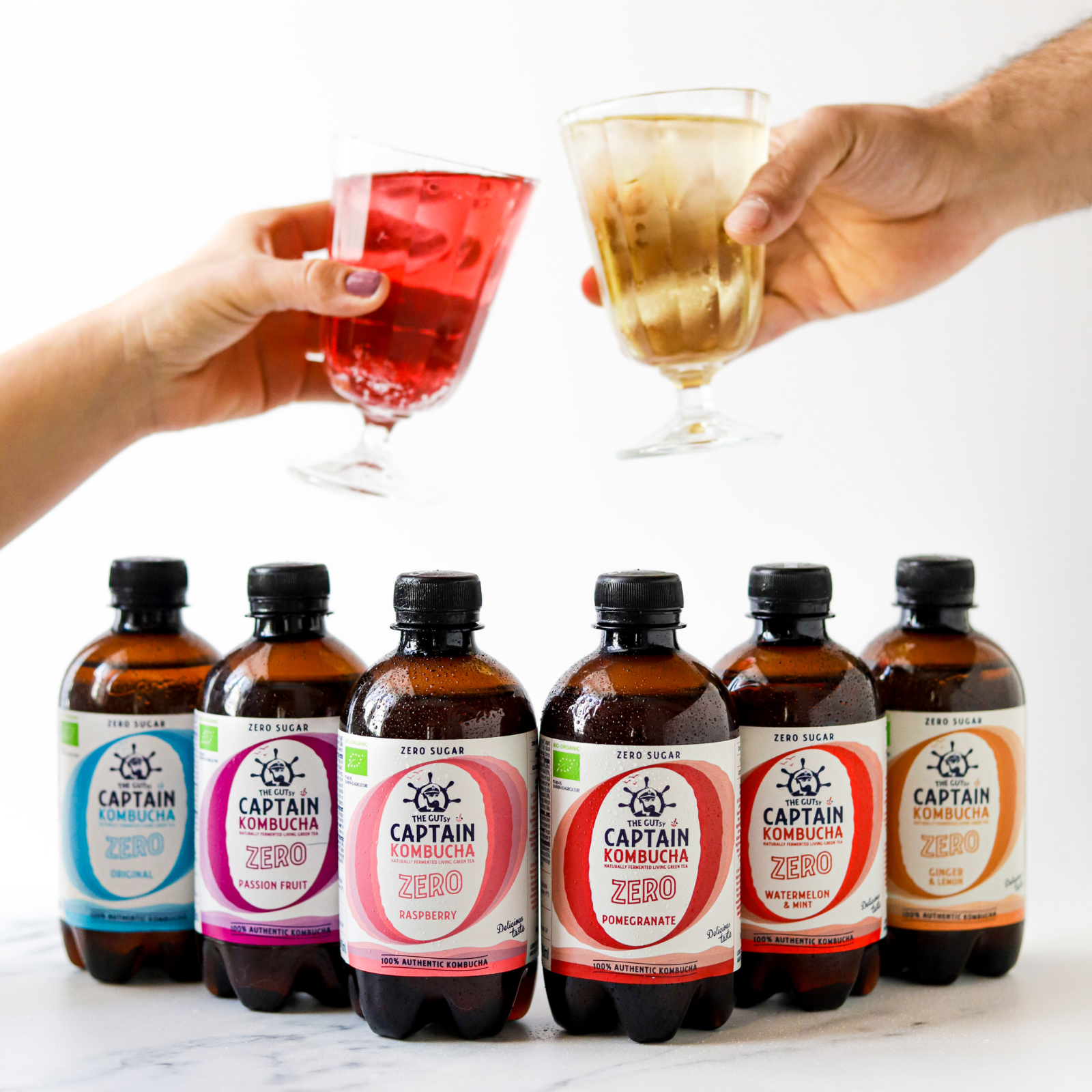 The GUTsy Captain Company – wholesale Kombucha – GUTsy Captain Kombucha Zero - Multiflavor Pack 12x400mL2