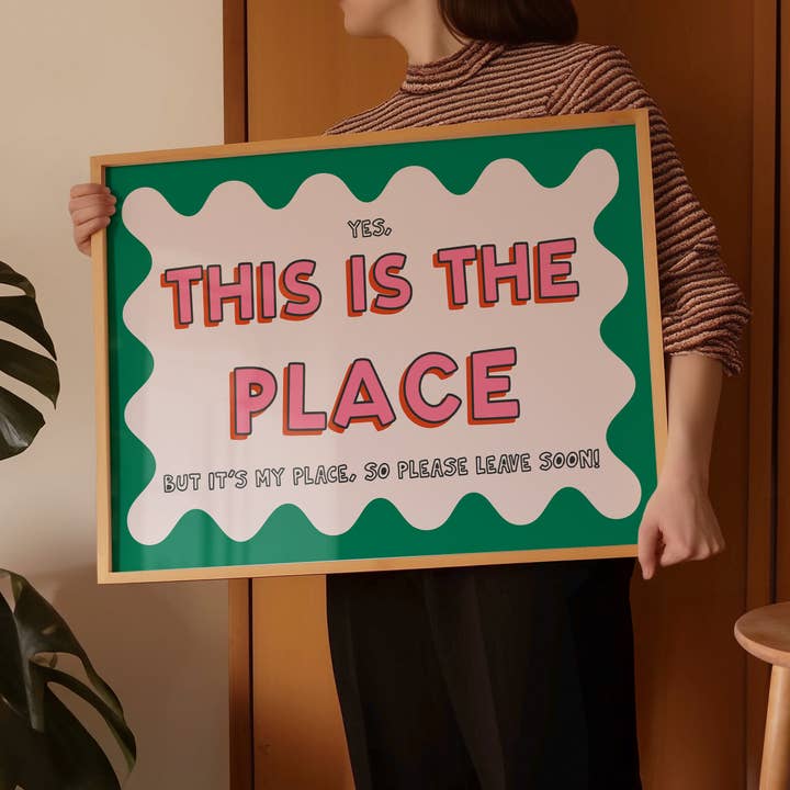 This Is The Place Print for wholesale by Pink Giraffe Print Co