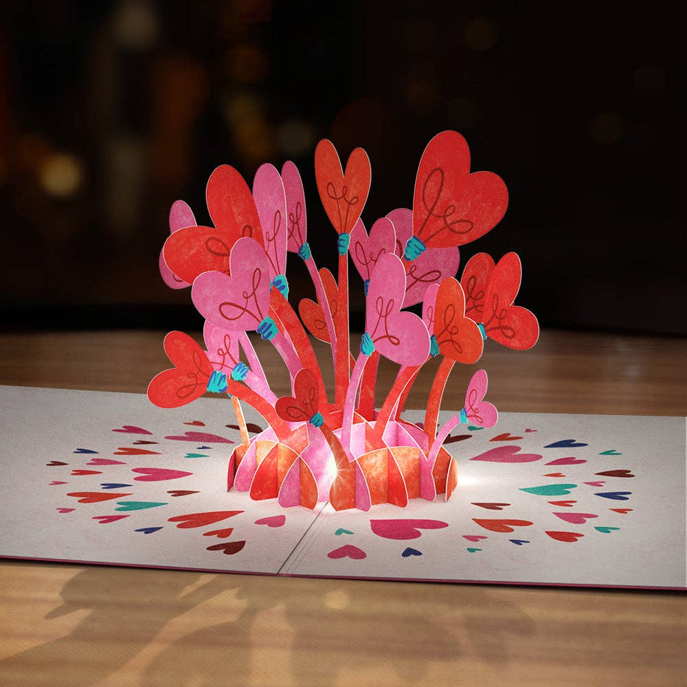 Lovepop Cards - Wholesale Valentine's Day Card - You Light Up My Life Light-Up Pop-Up Card 5x7"