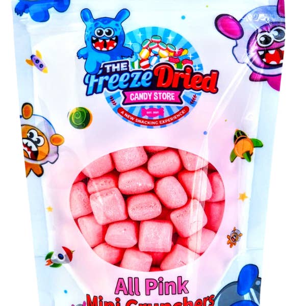 The Freeze Dried Candy Store - Wholesale Hard Candy - All Pink Mini Crunchers