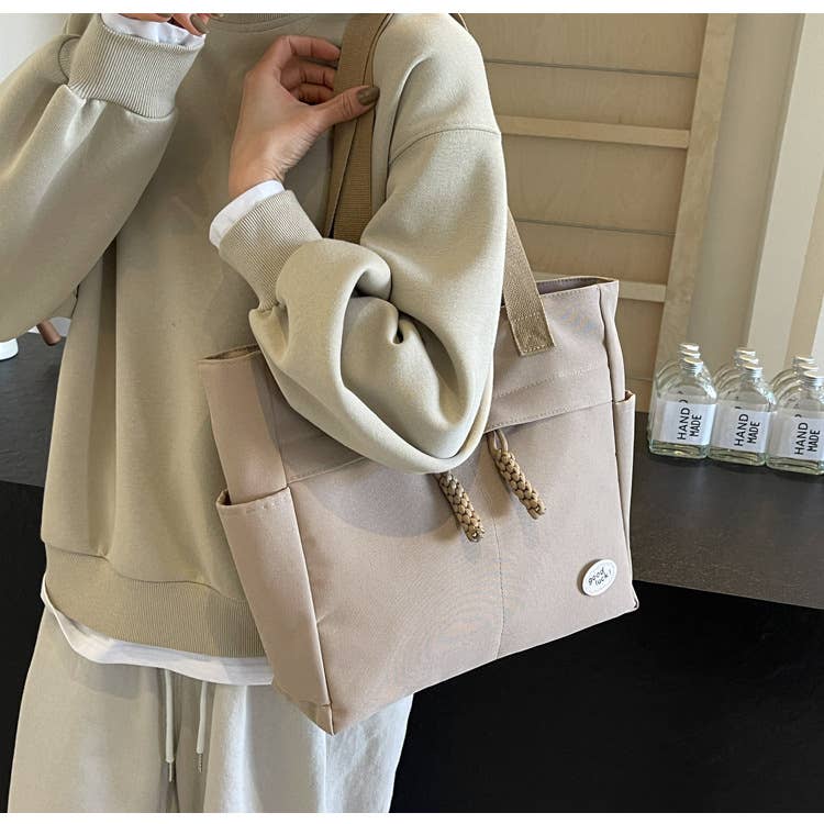 wandf - Wholesale Tote Bag - Women's - Large Capacity Canvas Fashion Women's Tote Bag Shoulder Bag3