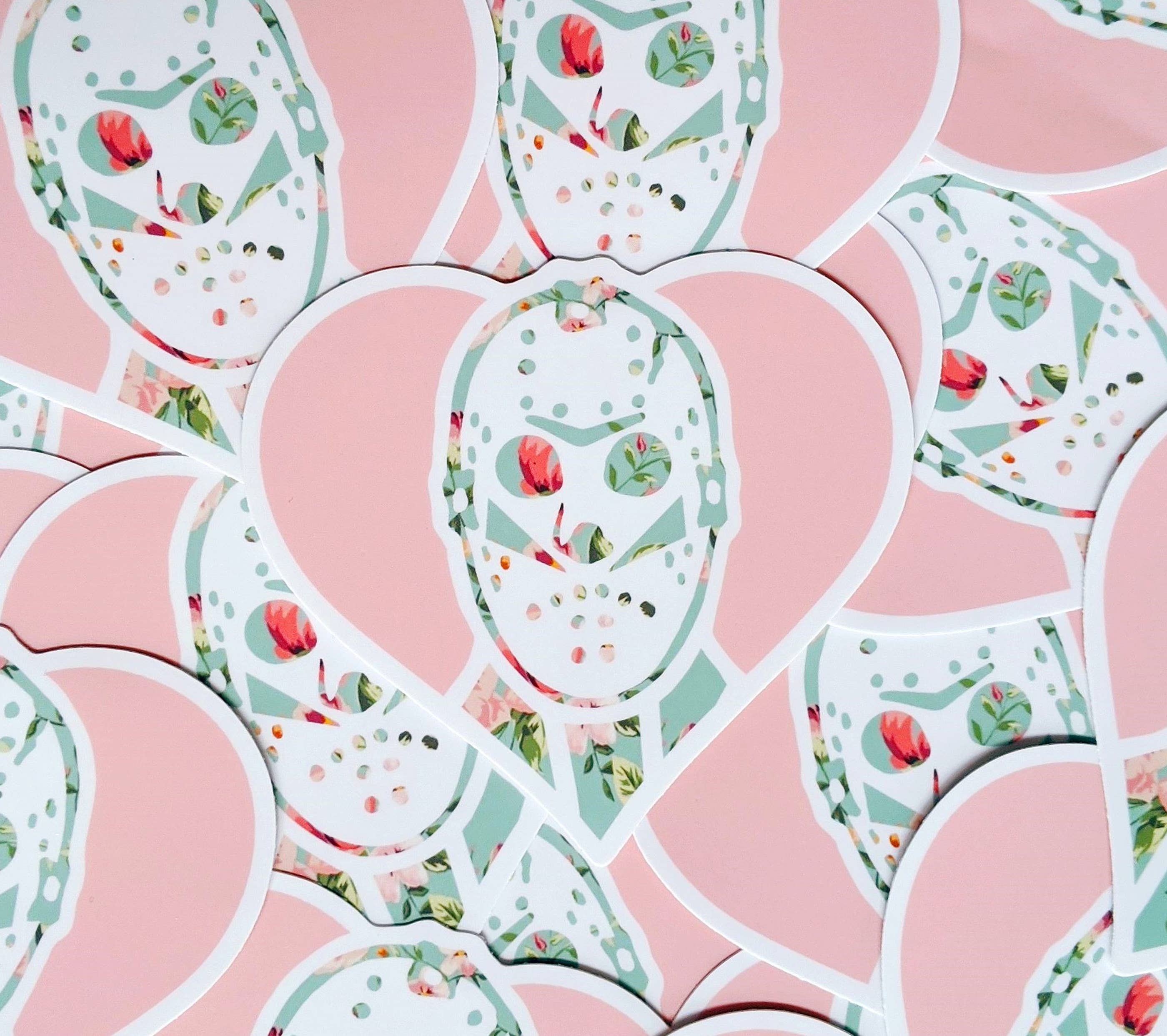 HelloSailorTees - Venta al por mayor Pegatina - Calcomanías de vinilo de terror con diseño de Michael Freddy y Jason Ghostface3