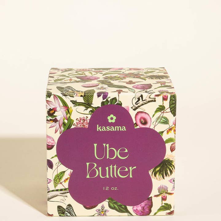 Kasama - Wholesale Jar/Filled Candle - Ube Butter Soy Wax Candle 12oz. 2