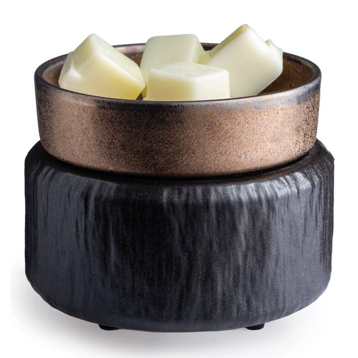 Candle Warmers Etc. - Wholesale Wax Melt - 2-IN-1 Fragrance Warmer Primitive Black